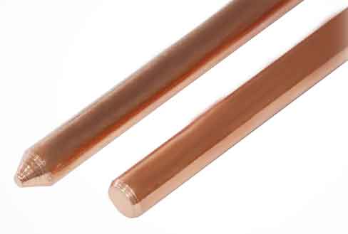  pure copper ground rods 