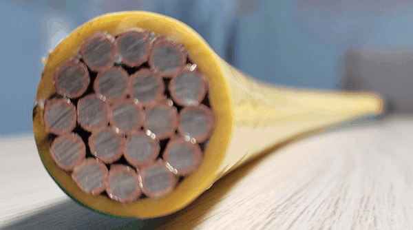  Non-insulated stranded copper wires 