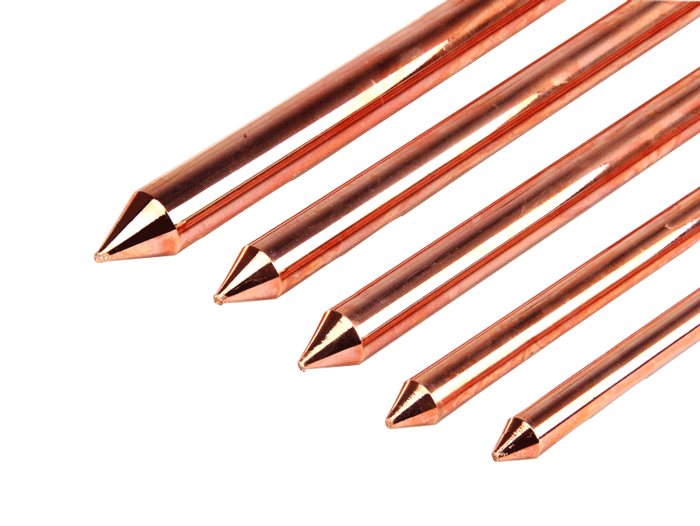 Pure Copper Earth Rods (Unthreaded)