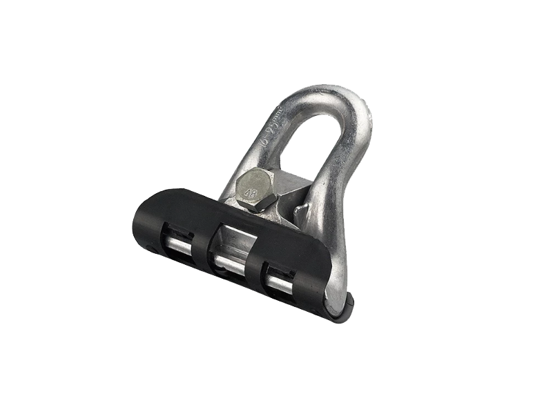 UV resistance thermoplastic suspension clamps with steel 